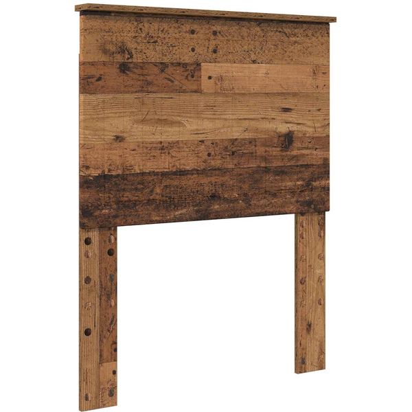 Vidaxl Testiera Con Testata In Legno Vecchio 75 Cm Materiale A Base Di Legno-image
