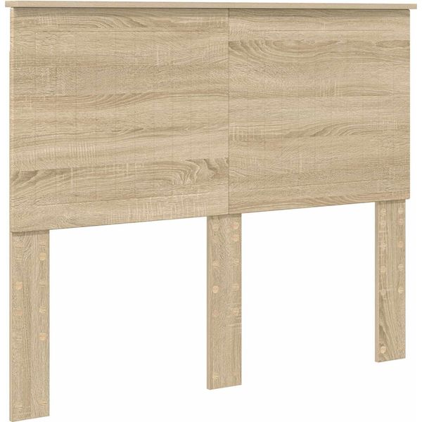 Vidaxl Testiera Con Testata In Rovere Sonoma 135 Cm Materiale A Base Di Legno-image
