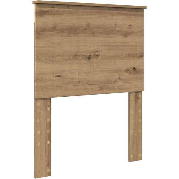 Vidaxl Testiera Con Testata Rovere Artisan 75 Cm Materiale A Base Di Legno-image