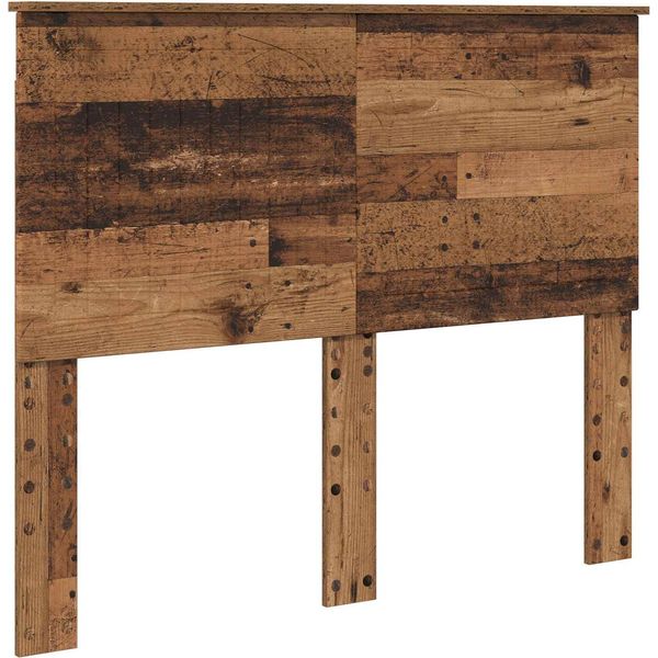 Vidaxl Testiera Con Testiera In Legno Vecchio 120 Cm Materiale A Base Di Legno-image