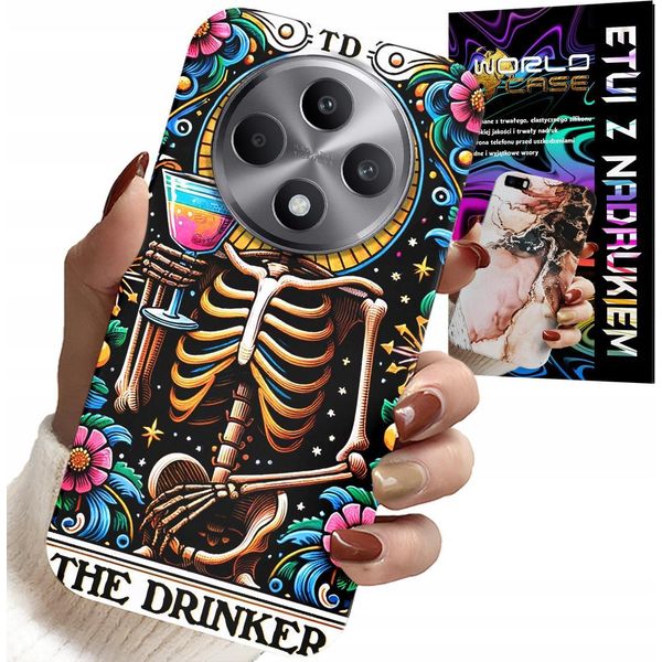 Custodia Per Oppo Reno12 F / 12Fs 5G - The Drinker Alko Winko Drink Modelli Custodia-image