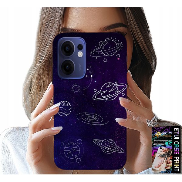 Custodia Per Oppo Find X5 Lite - Cosmo Pianeti Stelle Galassia Motivi-image