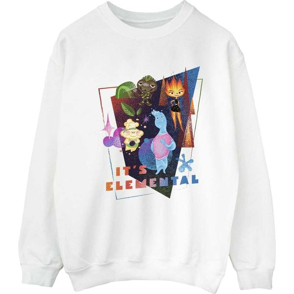 Elemental - Felpa Da Uomo "It's Elemental"" BI55576 (Xl) (Bianca)"-image