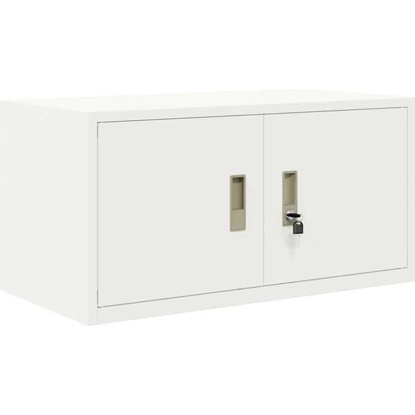Syfax™ Armadio Bianco 80 X 40 X 40 Cm Acciaio-image