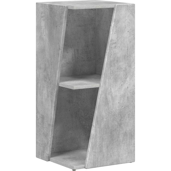 Syfax™ Mensola Laterale Grigio Cemento 33 X 32 X 70,5 Cm-image