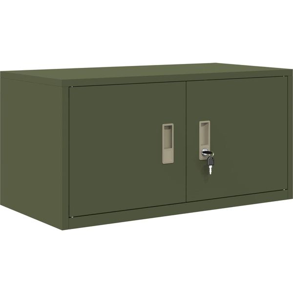 Syfax™ Armadio Verde Oliva 80 X 40 X 40 Cm Acciaio-image