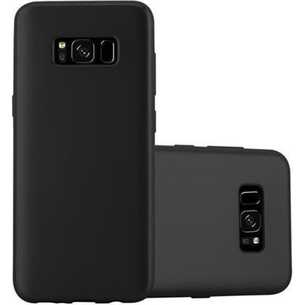 Cadorabo Cover Protettiva Per Samsung Galaxy S8 In Nero Custodia Del Telefono Cellulare Tpu Custodia In Silicone Custodia Cover-image