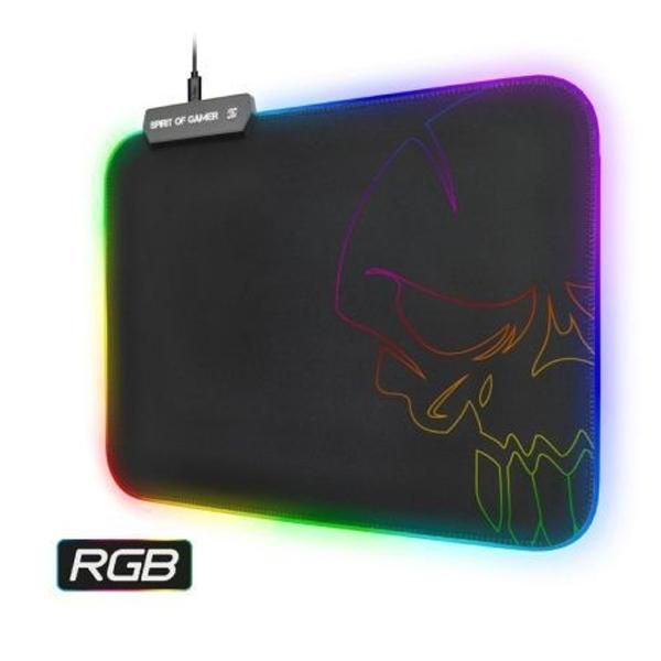 Spirit Of Gamer Darkskull Tappetino Per Mouse Da Gioco Nero, Multicolore-image