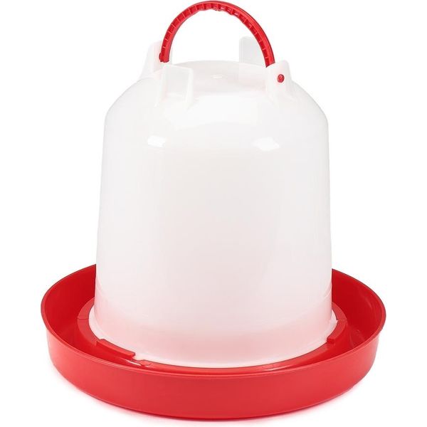 Melko Abbeveratoio Per Pollame Abbeveratoio Per Polli In Plastica Abbeveratoio Rovesciato Per Anatre - 6 Litri-image