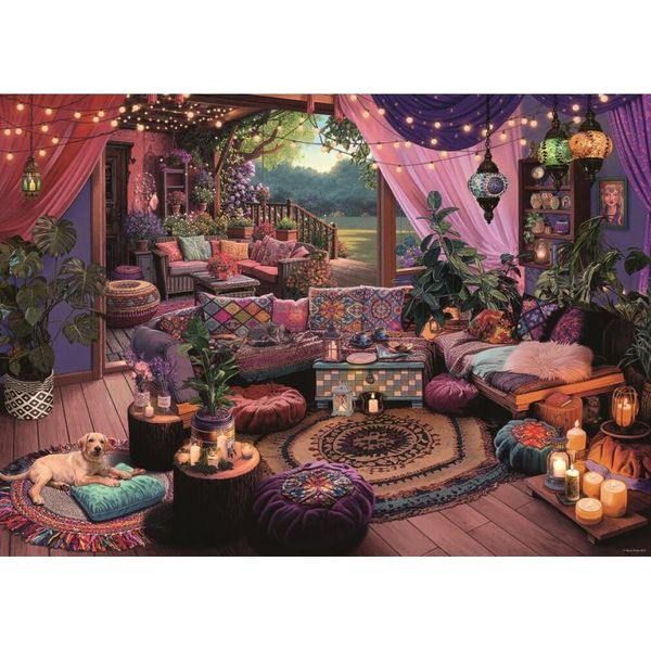 Puzzle Ravensburger Il Mio Accogliente Rifugio Boho 1000 Pezzi-image