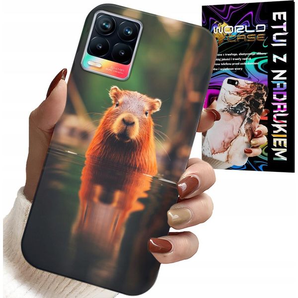 Custodia Per Realme 8 / 8 Pro - Dolce Capibara, Capibara, Molti Modelli-image