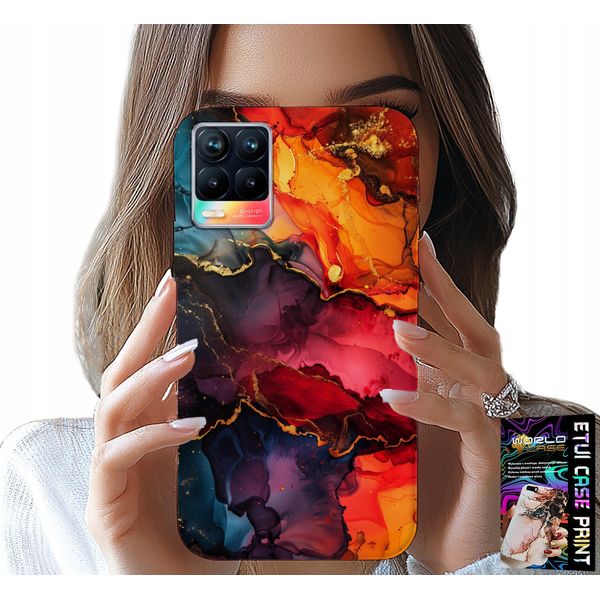 Custodia Per Realme 8 / 8 Pro - Motivi In Pietra, Custodia + Vetro-image