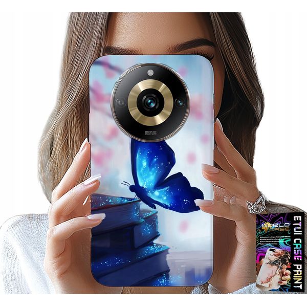 Custodia Per Realme 11 Pro - Farfalla Blu, Farfalla, Motivi Femminili-image