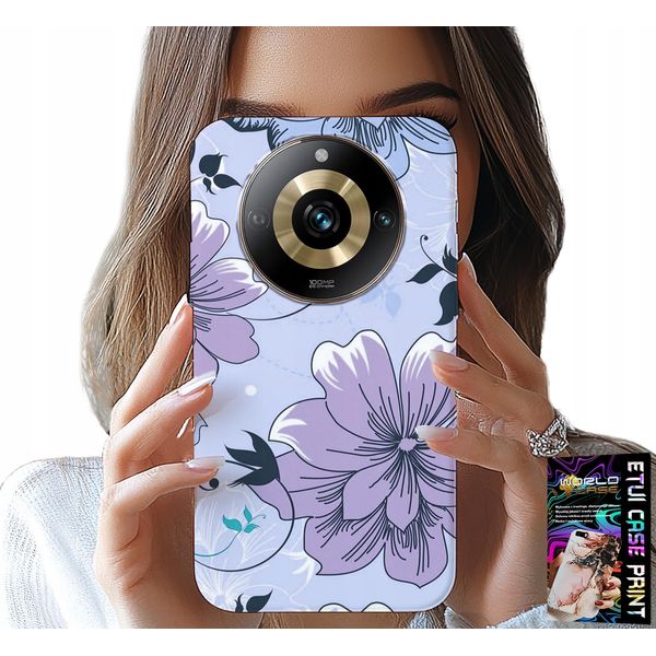 Custodia Per Realme 11 Pro - Fiori Motivi Floreali Alla Moda Cover Posteriori-image