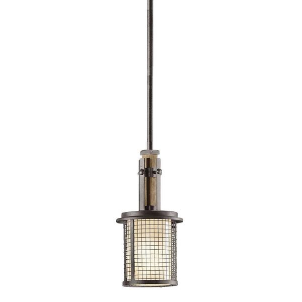 Lampada A Sospensione Ahrendale In Ferro Antico 1Xe27 60W Kichler-image