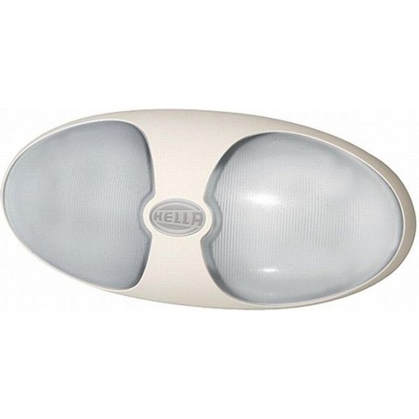 Luce Interna Abitacolo 12 V 3 W Led Bianco Latte Hella Universale-image