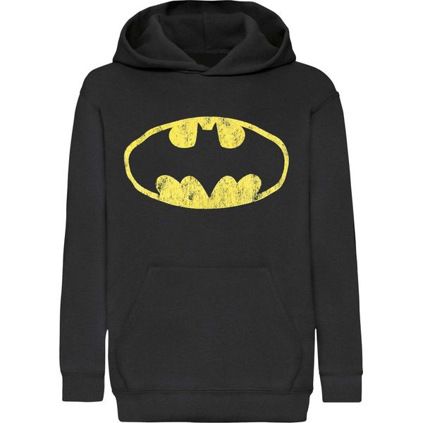 Felpa Con Cappuccio Da Donna Con Logo Batman NS4224 (3XL) (Nero)-image