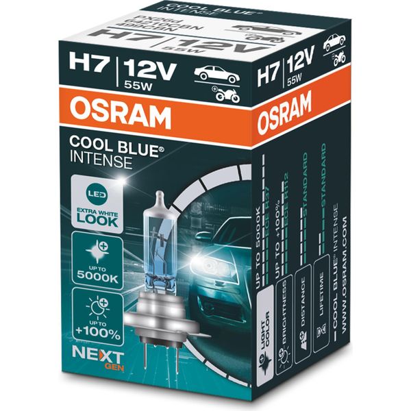 Osram Cool Blue Intense Nextgen. H7 Px26D 12V/55W (Confezione Da 1)-image