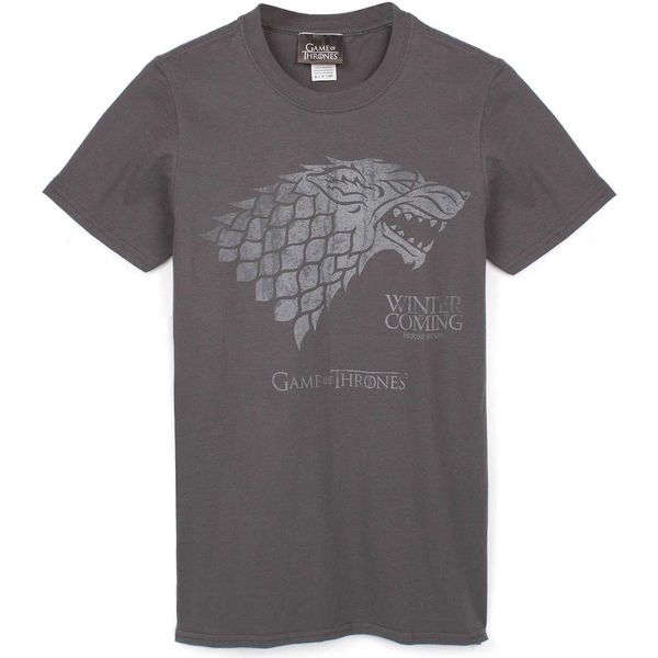 Game Of Thrones - Maglietta "Winter Is Coming"" Da Uomo NS5565 (L) (Grigio)"-image