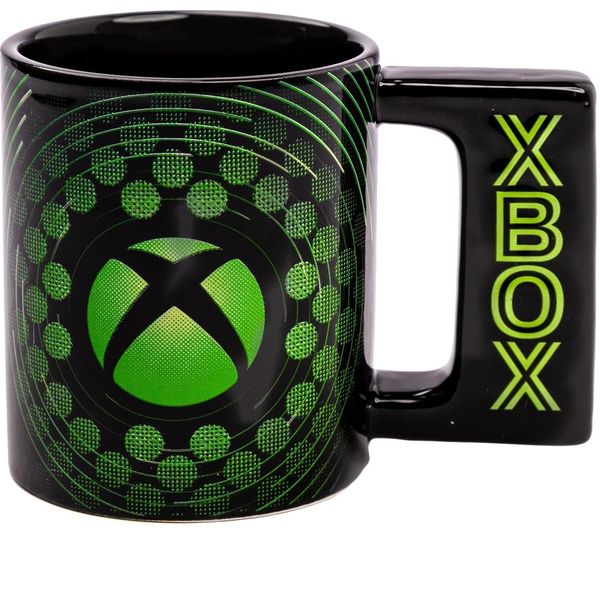Xbox - Tazza Da Caffè, Logo NS6495 (Taglia Unica) (Nero/Verde)-image