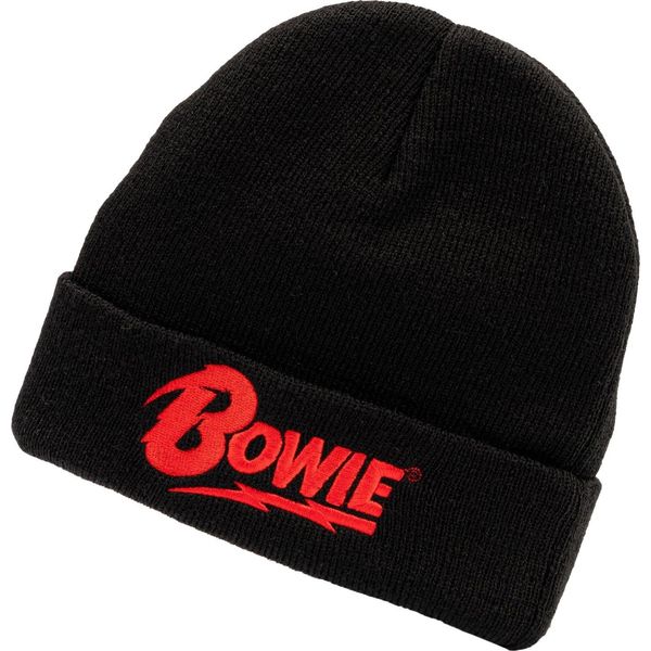 David Bowie - Cappellino Con Logo NS6540 (Taglia Unica) (Nero)-image