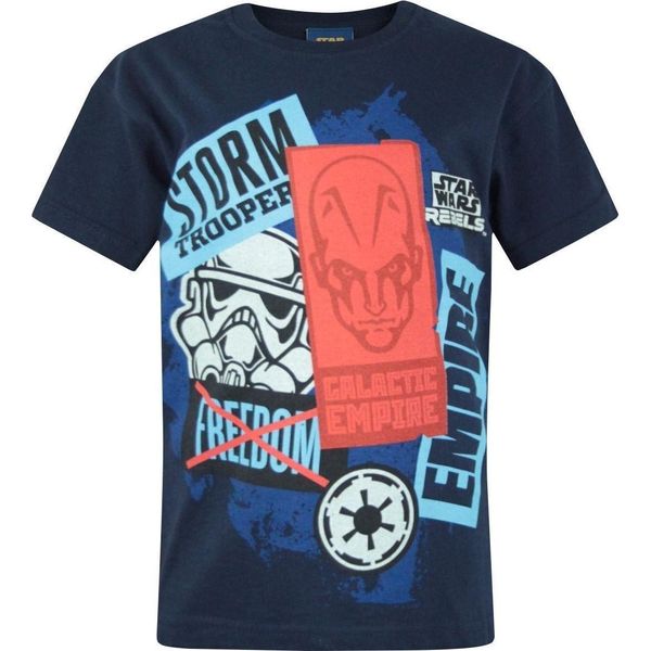 Star Wars Rebels - Maglietta Per Bambini NS5609 (116) (Blu)-image