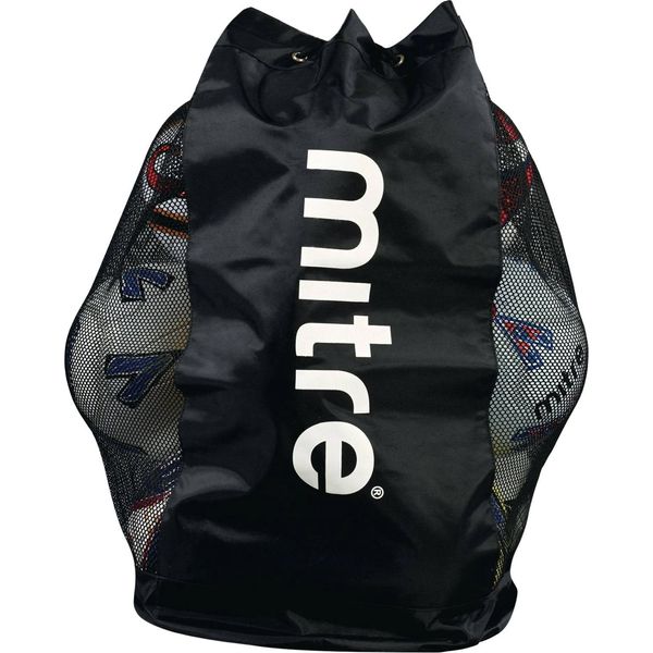 Mitre - Borsa Da Calcio, 12 Palloni RD1804 (Taglia Unica) (Nero/Bianco)-image