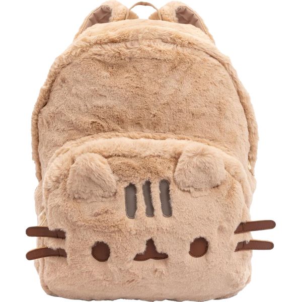 Pusheen - Zaino, 3D, Pelliccia Sintetica NS6845 (Taglia Unica) (Beige)-image