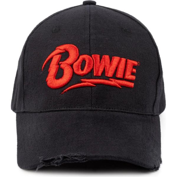 David Bowie - Cappellino Da Uomo/Donna Unisex NS6941 (Taglia Unica) (Nero/Rosso)-image