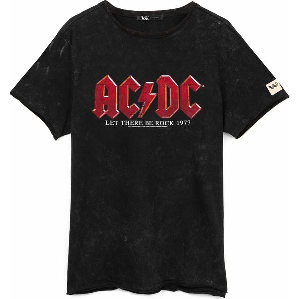 Ac/Dc - Maglietta "Let There Be Rock"" Per Uomo/Donna Unisex NS6639 (Xxl) (Nero)"-image