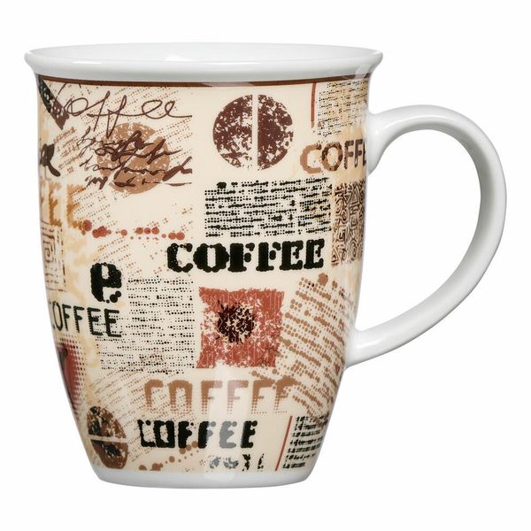 Ritzenhoff & Breker Becher Crema, Kaffeebecher, Teetasse, Kaffee Tasse, Porzellan, Beige, 320 Ml, 422085-image