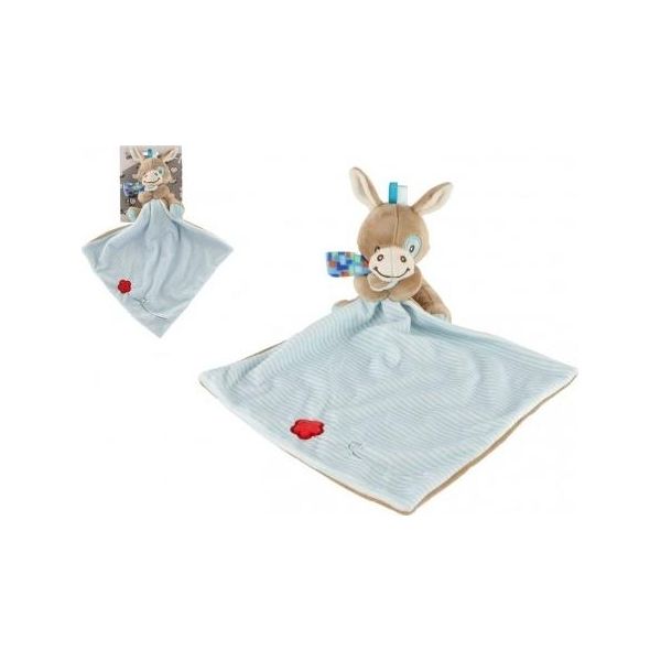 Peluche Asino 25X25Cm Blu 0+-image