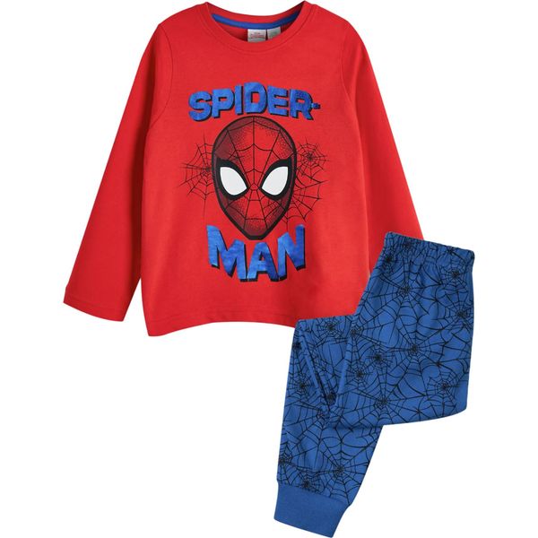 Spider-Man - Pigiama Con Pantaloni Lunghi Per Bambino NS8266 (122) (Blu/Rosso)-image