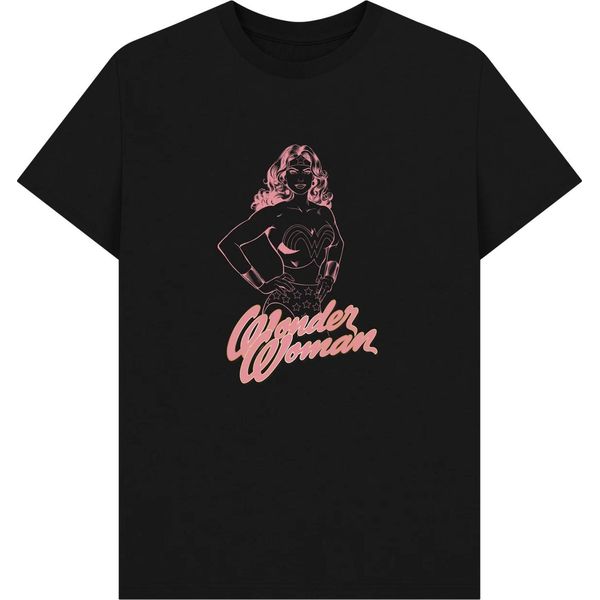 Wonder Woman - Maglietta Da Uomo/Donna Unisex PN1361 (L) (Nero)-image