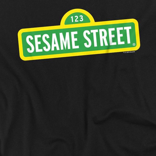 Sesame Street - Maglietta Da Uomo/Donna Unisex TV20738 (3XL) (Nero)-image