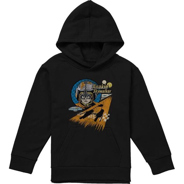 Star Wars - Felpa Con Cappuccio "Mos Espa"" Per Bambini TV24517 (128) (Navy)"-image