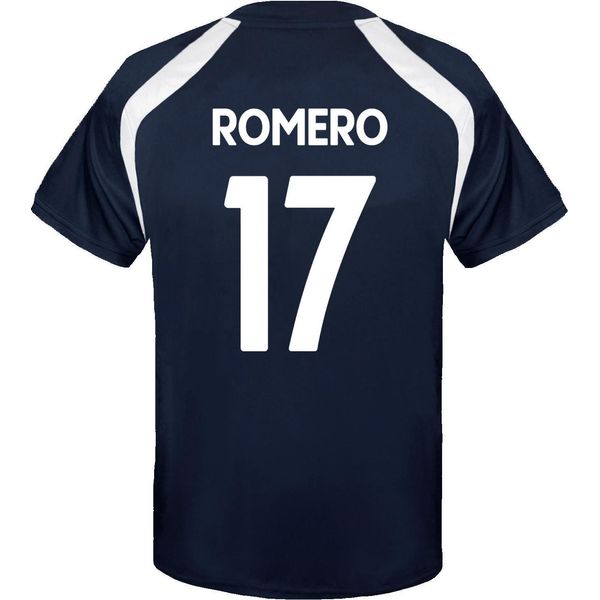 Tottenham Hotspur Fc - Maglietta "Romero 17"" Per Ragazzi GF460 (146) (Blu Navy)"-image
