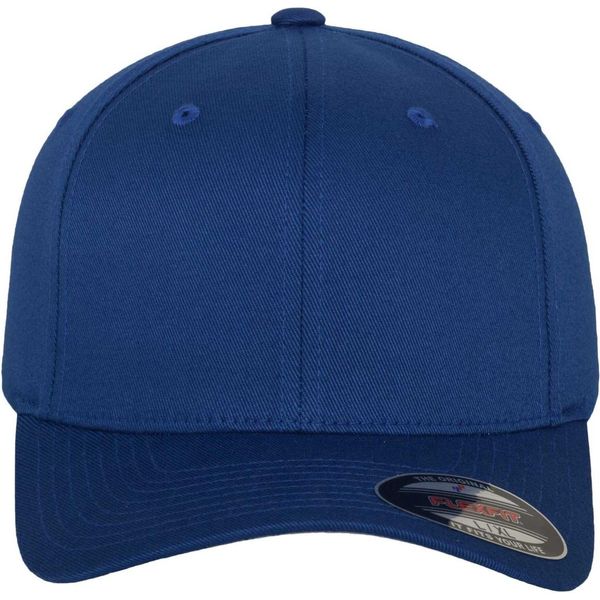 Flexfit - Cappellino Da Baseball Per Uomo/Donna Unisex, Lana Pettinata BC7201 (XS-S) (Blu Reale)-image