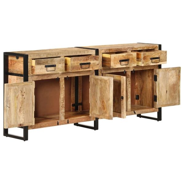 Syfax™ Credenza 172X35X80 Cm In Legno Massello Di Mango-image