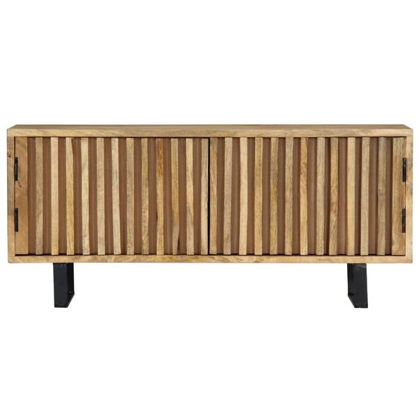 Syfax™ Mobile Porta Tv 90X30X40 Cm In Legno Massello Di Mango-image