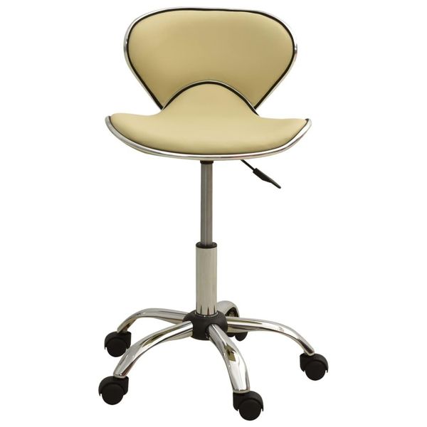 Syfax™ Sedia Da Ufficio Crema In Pelle Finta-image