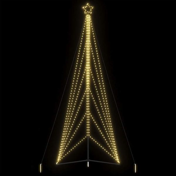 Maison Exclusive - Albero Di Natale Led 861 Led Bianco Caldo 478 Cm-image
