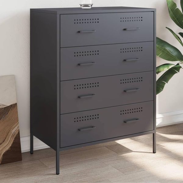 Maison Exclusive - Credenza Antracite 68X39X89 Cm Acciaio-image