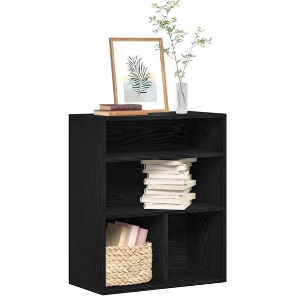 Maison Exclusive - Libreria Nera 60X30X71,5 Cm Materiale Ligneo-image