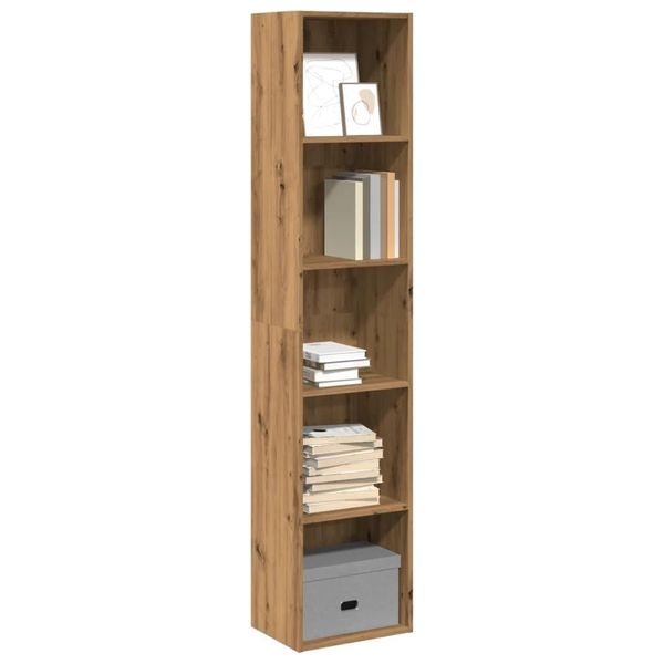 Maison Exclusive - Libreria In Rovere Artigianale 40X30X189 Cm Materiale Ligneo-image