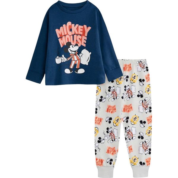Disney - Pigiama Con Pantaloni Lunghi Per Bambino, Maniche Lunghe NS9667 (98) (Blu)-image