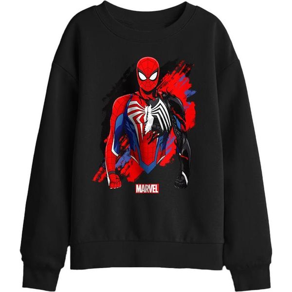 Spider-Man - Felpa "Symbiote"" Per Bambini TV29947 (152-158) (Nero)"-image