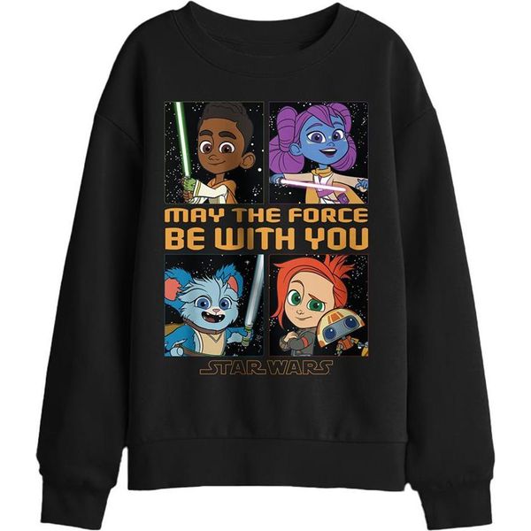 Star Wars: Young Jedi Adventures - Felpa Per Bambini "Among The Stars"" TV30163 (116) (Nero)"-image