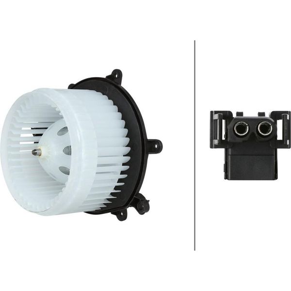 Ventilatore Interno 12 V 474 W A 2 Poli Hella Per MERCEDES-BENZ Classe C, Tra Gli Altri-image