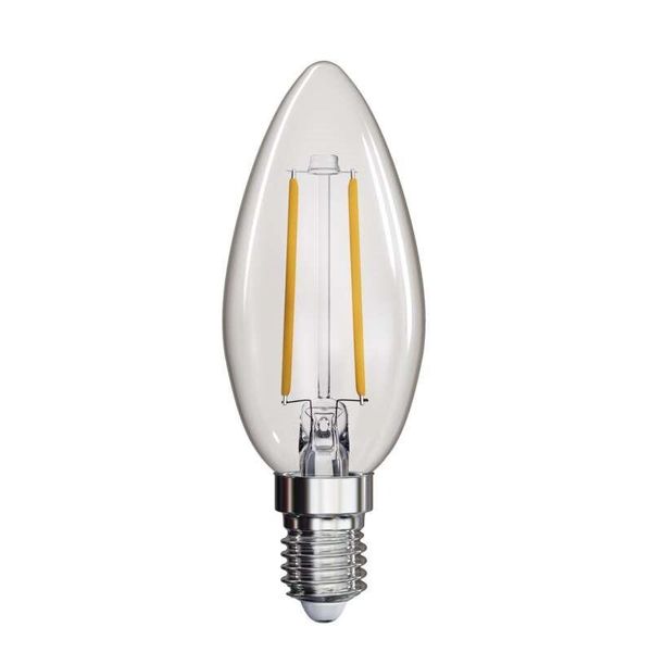 Lampadina Led Emos Z74201 Candela A Filamento Led, 2W, E14, Bianco Neutro-image